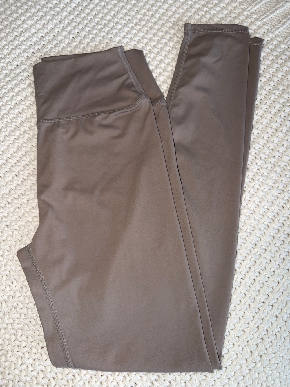 Women's High-Waist Active Leggings - Taupe Brown